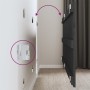 Cabecero de cama de pared madera maciza pino gris 147x3x60 cm de vidaXL, Cabeceros y pies de cama - Ref: Foro24-824845, Preci...