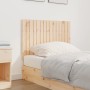 Cabecero de cama de pared madera maciza de pino 95,5x3x60 cm de vidaXL, Cabeceros y pies de cama - Ref: Foro24-824833, Precio...