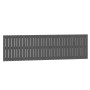 Cabecero de cama de pared madera maciza pino gris 204x3x60 cm de vidaXL, Cabeceros y pies de cama - Ref: Foro24-824830, Preci...