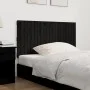 Cabecero de cama pared madera maciza pino negro 127,5x3x60 cm de vidaXL, Cabeceros y pies de cama - Ref: Foro24-824842, Preci...