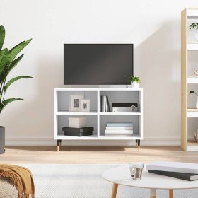 Mueble de TV madera de ingeniería blanco 69,5x30x50 cm en Muebles TV | Comprar online en Foru.es