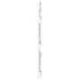 Cabecero de cama de pared madera maciza pino blanco 166x3x60 cm de vidaXL, Cabeceros y pies de cama - Ref: Foro24-824859, Pre...