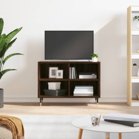 Mueble de TV madera de ingeniería marrón roble 69,5x30x50 cm en Muebles TV | Comprar online en Foru.es