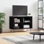 Mueble de TV madera de ingeniería negro 69,5x30x50 cm en Muebles TV | Comprar online en Foru.es
