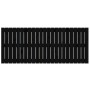 Cabecero de cama de pared madera maciza pino negro 147x3x60 cm de vidaXL, Cabeceros y pies de cama - Ref: Foro24-824847, Prec...