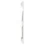 Cabecero de cama pared madera maciza pino blanco 127,5x3x60 cm de vidaXL, Cabeceros y pies de cama - Ref: Foro24-824839, Prec...