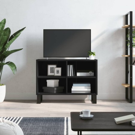 Mueble de TV madera de ingeniería negro 69,5x30x50 cm en Muebles TV | Comprar online en Foru.es