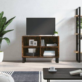 Mueble de TV madera de ingeniería roble ahumado 69,5x30x50 cm en Muebles TV | Comprar online en Foru.es