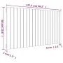 Wandbett-Kopfteil aus massivem Kiefernholz, 127,5 x 3 x 60 cm von vidaXL, Kopf- und Fußteile - Ref: Foro24-824838, Preis: 57,...