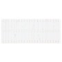 Cabecero de cama de pared madera maciza pino blanco 147x3x60 cm de vidaXL, Cabeceros y pies de cama - Ref: Foro24-824844, Pre...