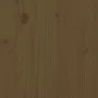 Cabecero cama pared madera maciza pino marrón miel 127,5x3x60cm de vidaXL, Cabeceros y pies de cama - Ref: Foro24-824841, Pre...