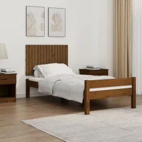 Solid pine wood wall bed headboard honey brown 95.5x3x60 cm by vidaXL, Headboards and footboards - Ref: Foro24-824836, Price:...