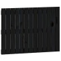 Cabecero de cama pared madera maciza pino negro 82,5x3x60 cm de vidaXL, Cabeceros y pies de cama - Ref: Foro24-824857, Precio...