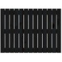 Cabecero de cama pared madera maciza pino negro 82,5x3x60 cm de vidaXL, Cabeceros y pies de cama - Ref: Foro24-824857, Precio...