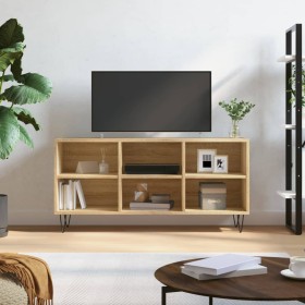Mueble de TV madera de ingeniería roble Sonoma 103,5x30x50 cm en Muebles TV | Comprar online en Foru.es