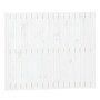 Cabecero de cama de pared madera maciza pino blanco 108x3x90 cm de vidaXL, Cabeceros y pies de cama - Ref: Foro24-824874, Pre...