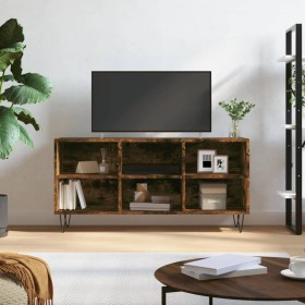 Mueble de TV madera de ingeniería roble ahumado 103,5x30x50 cm en Muebles TV | Comprar online en Foru.es