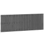 Wandbett-Kopfteil aus massivem Kiefernholz in Grau, 166 x 3 x 60 cm von vidaXL, Kopf- und Fußteile - Ref: Foro24-824860, Prei...