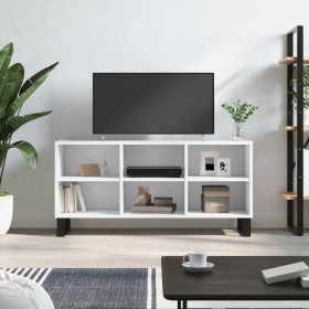 Mueble de TV madera de ingeniería blanco 103,5x30x50 cm en Muebles TV | Comprar online en Foru.es
