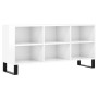 Mueble de TV madera de ingeniería blanco brillo 103,5x30x50 cm en Muebles TV | Comprar online en Foru.es