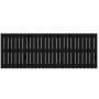 Cabecero de cama de pared madera maciza pino negro 166x3x60 cm de vidaXL, Cabeceros y pies de cama - Ref: Foro24-824862, Prec...