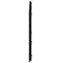 Cabecero de cama de pared madera maciza pino negro 166x3x60 cm de vidaXL, Cabeceros y pies de cama - Ref: Foro24-824862, Prec...