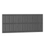 Cabecero de cama de pared madera maciza pino gris 204x3x90 cm de vidaXL, Cabeceros y pies de cama - Ref: Foro24-824880, Preci...