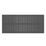 Cabecero de cama de pared madera maciza pino gris 204x3x90 cm de vidaXL, Cabeceros y pies de cama - Ref: Foro24-824880, Preci...