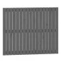 Wandbett-Kopfteil aus massivem Kiefernholz, grau, 108 x 3 x 90 cm von vidaXL, Kopf- und Fußteile - Ref: Foro24-824875, Preis:...