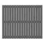 Wandbett-Kopfteil aus massivem Kiefernholz, grau, 108 x 3 x 90 cm von vidaXL, Kopf- und Fußteile - Ref: Foro24-824875, Preis:...