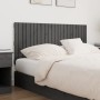 Cabecero de cama de pared madera maciza pino gris 140x3x60 cm de vidaXL, Cabeceros y pies de cama - Ref: Foro24-824870, Preci...