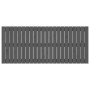 Cabecero de cama de pared madera maciza pino gris 140x3x60 cm de vidaXL, Cabeceros y pies de cama - Ref: Foro24-824870, Preci...