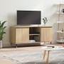 Mueble de TV madera de ingeniería roble Sonoma 104x35x50 cm en Muebles TV | Comprar online en Foru.es