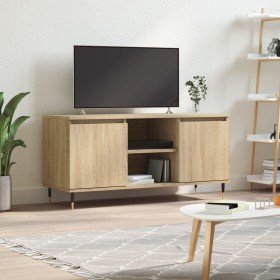 Mueble de TV madera de ingeniería roble Sonoma 104x35x50 cm en Muebles TV | Comprar online en Foru.es