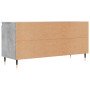 Mueble de TV madera de ingeniería gris hormigón 104x35x50 cm en Muebles TV | Comprar online en Foru.es