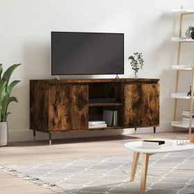 Mueble de TV madera de ingeniería roble ahumado 104x35x50 cm en Muebles TV | Comprar online en Foru.es