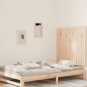 Solid pine wood wall bed headboard 95.5x3x90 cm by vidaXL, Headboards and footboards - Ref: Foro24-824883, Price: 58,76 €, Di...