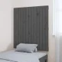 Wandbett-Kopfteil aus massivem Kiefernholz in Grau, 82,5 x 3 x 90 cm von vidaXL, Kopf- und Fußteile - Ref: Foro24-824905, Pre...