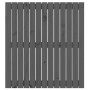 Cabecero de cama de pared madera maciza pino gris 82,5x3x90 cm de vidaXL, Cabeceros y pies de cama - Ref: Foro24-824905, Prec...