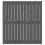 Wandbett-Kopfteil aus massivem Kiefernholz in Grau, 82,5 x 3 x 90 cm von vidaXL, Kopf- und Fußteile - Ref: Foro24-824905, Pre...