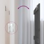 Cabecero de cama de pared madera maciza pino gris 82,5x3x90 cm de vidaXL, Cabeceros y pies de cama - Ref: Foro24-824905, Prec...