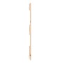 Cabecero de cama de pared madera maciza de pino 108x3x90 cm de vidaXL, Cabeceros y pies de cama - Ref: Foro24-824873, Precio:...