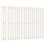 Cabecero de cama pared madera maciza pino blanco 127,5x3x90 cm de vidaXL, Cabeceros y pies de cama - Ref: Foro24-824889, Prec...