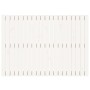 Cabecero de cama pared madera maciza pino blanco 127,5x3x90 cm de vidaXL, Cabeceros y pies de cama - Ref: Foro24-824889, Prec...