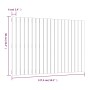 Cabecero de cama pared madera maciza pino blanco 127,5x3x90 cm de vidaXL, Cabeceros y pies de cama - Ref: Foro24-824889, Prec...