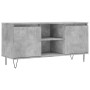 Mueble de TV madera de ingeniería gris hormigón 104x35x50 cm en Muebles TV | Comprar online en Foru.es