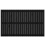 Cabecero de cama de pared madera maciza pino negro 147x3x90 cm de vidaXL, Cabeceros y pies de cama - Ref: Foro24-824897, Prec...