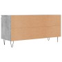 Mueble de TV madera de ingeniería gris hormigón 104x35x50 cm en Muebles TV | Comprar online en Foru.es