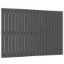 Cabecero de cama de pared madera maciza pino gris 127,5x3x90 cm de vidaXL, Cabeceros y pies de cama - Ref: Foro24-824890, Pre...