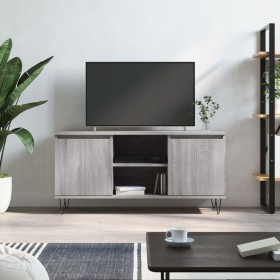 Mueble de TV madera de ingeniería gris Sonoma 104x35x50 cm en Muebles TV | Comprar online en Foru.es